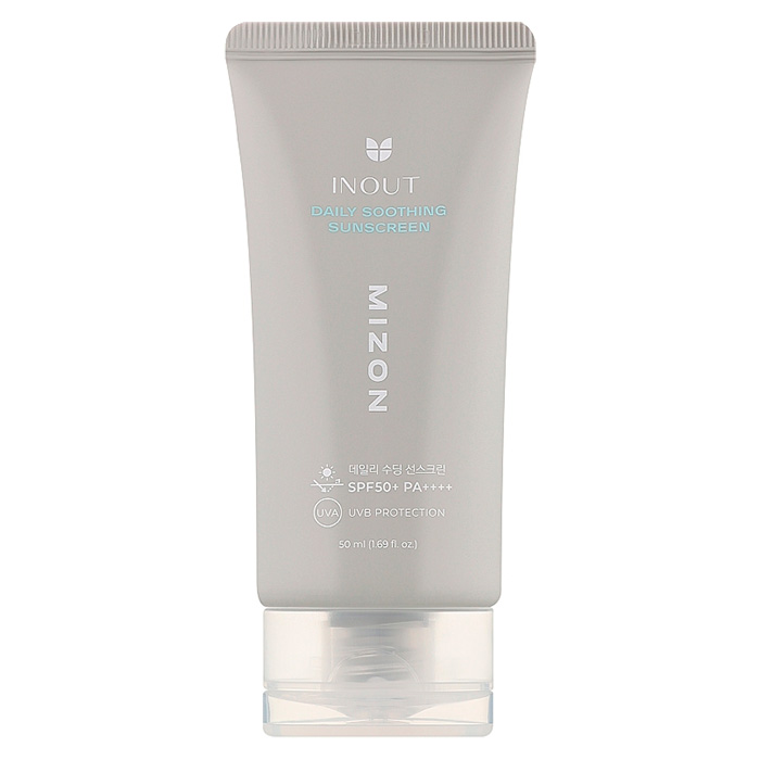 Mizon Inout Daily Soothing Sunscreen SPF50+ PA++++ — заспокійливий сонцезахисний крем для обличчя, 50 мл